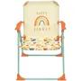 Fun House Salon de jardin Fruity's pour enfant - 1 table ronde (H46 cm x D46 cm), 2 chaises (H53 cm x L39 cm x P39 cm), 1 parasol (H125 cm x D100 cm) - Plastique, à partir de 3 ans