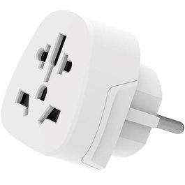 Ewent EW1480 Adaptateur de Voyage Universel World to Europe Prises EU UK US AU Schuko