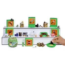 MGA's Miniverse - Make It Mini Minecraft - Kit de fabrication 12 répliques miniatures à collectionner - Dès 8 ans