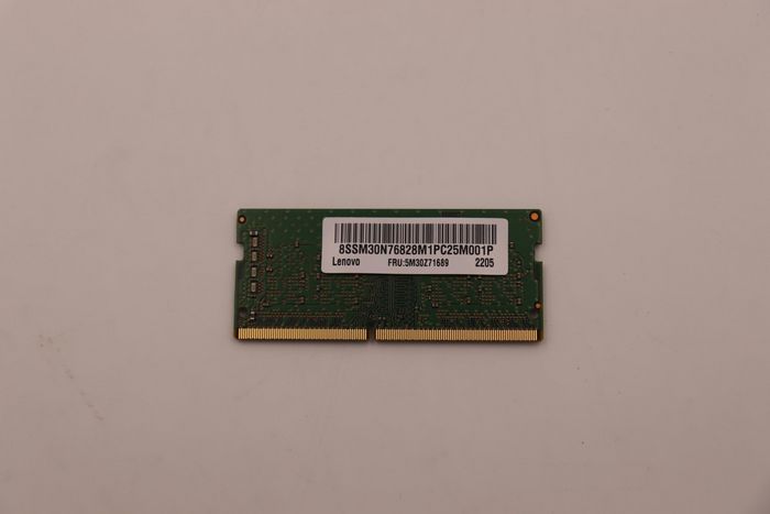 Lenovo - Module mémoire SODIMM 4Go DDR4 3200MHz (DDR4-3200, 1.2V, Non-ECC, 260 broches) pour PC portable