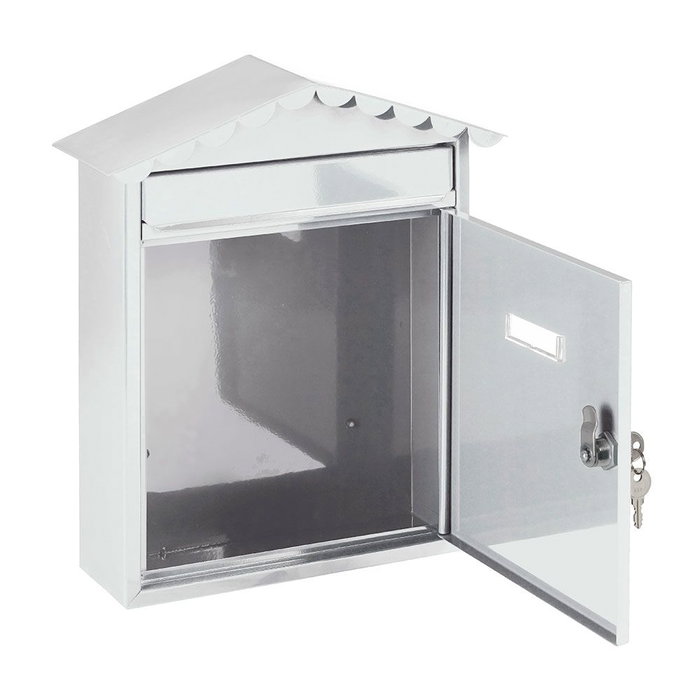 Arregui Visit Boîte aux lettres individuelle extérieure Acier blanc 30 x 11 x 36 cm