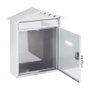 Arregui Visit Boîte aux lettres individuelle extérieure Acier blanc 30 x 11 x 36 cm