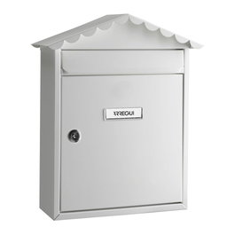 Arregui Visit Boîte aux lettres individuelle extérieure Acier blanc 30 x 11 x 36 cm