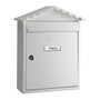 Arregui Visit Boîte aux lettres individuelle extérieure Acier blanc 30 x 11 x 36 cm