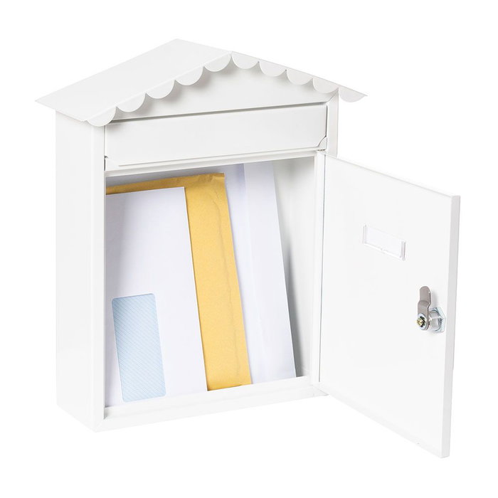 Arregui Visit Boîte aux lettres individuelle extérieure Acier blanc 30 x 11 x 36 cm