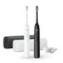 Philips Sonicare HX7109/01 Série 5300 - Pack de 2 brosses à dents électriques Blanc & Noir