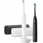 Philips Sonicare HX7109/01 Série 5300 - Pack de 2 brosses à dents électriques Blanc & Noir