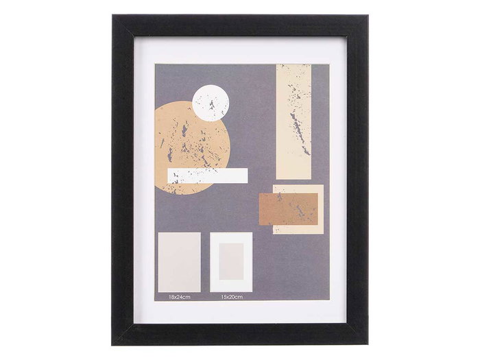 Giftdecor Porte-photo mural en bois MDF et verre 15x20 cm avec passe-partout noir (Set de 12) Giftdecor Porte-photo mural en bois MDF et verre 15x20 cm avec passe-partout noir (Set de 12)