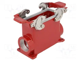ILME Boîtier HDC taille 77.27 rouge avec double loquet