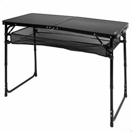 Aktive Table Pliante en Aluminium et Bois MDF 120x60 cm réglable