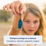 Basics Dispositif médical USB-C pour piqûres d'insectes, traitement par chaleur, compatible Apple/Android, format porte-clés, 3,7 x 1,7 x 0,9 cm