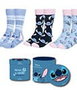 Cerdá Pack de 3 paires de chaussettes Lilo & Stitch, Taille 36-43