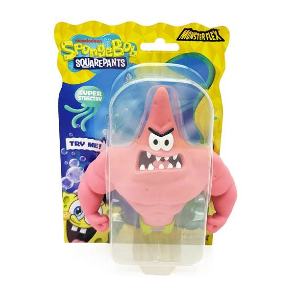 Bizak Monsterflex - Figurine extensible Bob l'Éponge - Modèles assortis aléatoirement - Figure stretch pour enfant - Langue du produit : espagnol Bizak Monsterflex - Figurine extensible Bob l'Éponge - Modèles assortis aléatoirement - Figure stretch pour enfant - Langue du produit : espagnol