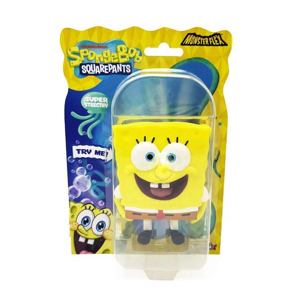 Bizak Monsterflex - Figurine extensible Bob l'Éponge - Modèles assortis aléatoirement - Figure stretch pour enfant - Langue du produit : espagnol Bizak Monsterflex - Figurine extensible Bob l'Éponge - Modèles assortis aléatoirement - Figure stretch pour enfant - Langue du produit : espagnol