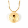 Shabama Collier TRENC TOP doré avec pendentif oursin