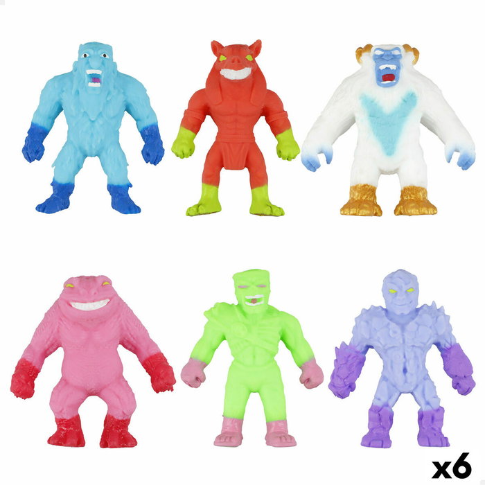 Lot De 6 Supports Réglables Pour Poupées – 7-9 Cm, PVC Et Métal – Figurines, Peluches, Vitrine