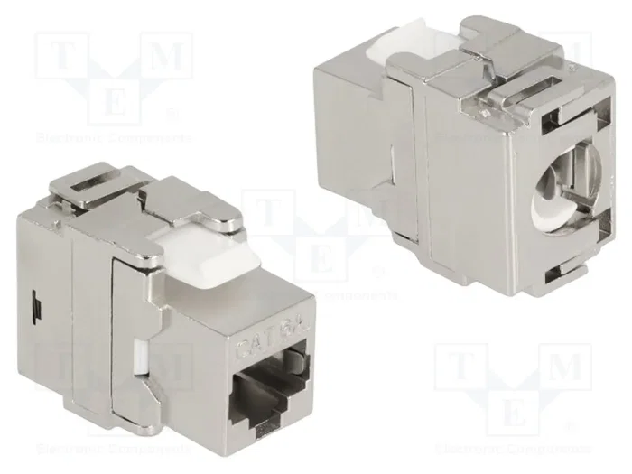 DELOCK Module RJ45 Keystone Cat 6a argent DELOCK Module RJ45 Keystone Cat 6a argent