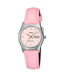 Casio LTP-V006L-4B avec bracelet en cuir rose