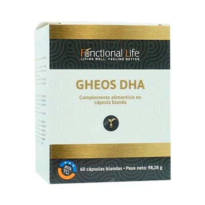 Gheos DHA 1200 mg 60 capsules oméga 3 DHA complément alimentaire Gheos DHA 1200 mg 60 capsules oméga 3 DHA complément alimentaire