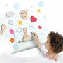 SES Creative Sophie la girafe Crayons de couleur et formes pour le bain