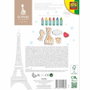SES Creative Sophie la girafe Crayons de couleur et formes pour le bain