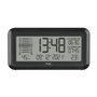 TFA BOXX2 Réveil Digital Radio-commandé avec Climat de la Pièce, Noir