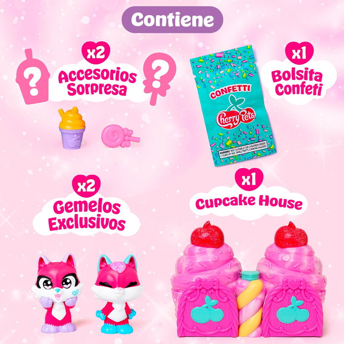 Magic Box Cherry Pets Confetti Cupcakes Fox Twins