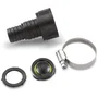 Kärcher Adaptateur 25,4 mm / 19 mm (1" / 3/4") avec clapet anti-retour pour sortie G1, pour flexible d'aspiration - Noir