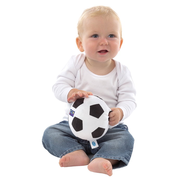 Playgro Mon Premier Ballon de Football 0112017 - Jouet Bébé avec Textures et Son, Multilingue (français, anglais, allemand, italien, portugais, espagnol) Playgro Mon Premier Ballon de Football 0112017 - Jouet Bébé avec Textures et Son, Multilingue (français, anglais, allemand, italien, portugais, espagnol)