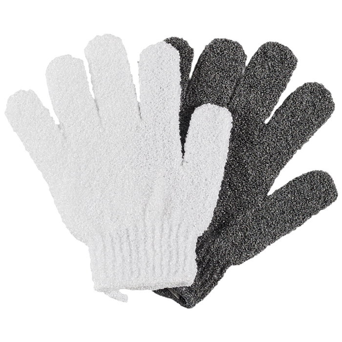 Cosmetic Club Lot de 2 Gants Exfoliants Assortis