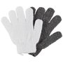 Cosmetic Club Lot de 2 Gants Exfoliants Assortis