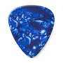 DUNLOP Pack de 72 médiators Genuine Celluloid Classic Bleu Nacré - Heavy