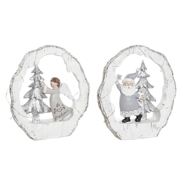 DKD Home Decor Décorations de Noël en Résine (Lot de 2 unités) DKD Home Decor Décorations de Noël en Résine (Lot de 2 unités)
