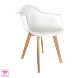 Home Deco Kids Chaise Butaca Enfant Blanche