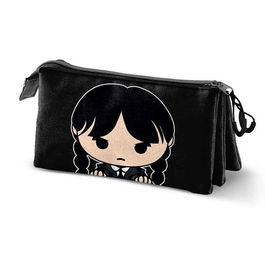 Trousse Fourre-Tout Triple Wednesday Noir