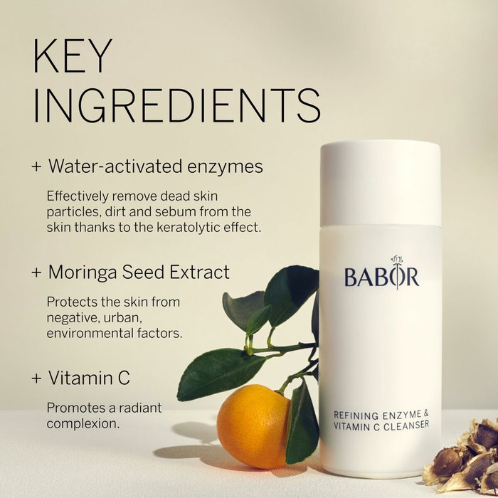 Babor Refining Enzyme & Vitamin C Nettoyant aux enzymes et à la vitamine C 40 g Babor Refining Enzyme & Vitamin C Nettoyant aux enzymes et à la vitamine C 40 g