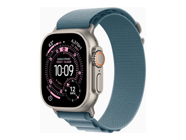 Apple Smartwatch Watch Ultra 3 Titanium Natural - 49mm - Loop Alpine Bleu Clair - 64 Go Apple Smartwatch Watch Ultra 3 Titanium Natural - 49mm - Loop Alpine Bleu Clair - 64 Go