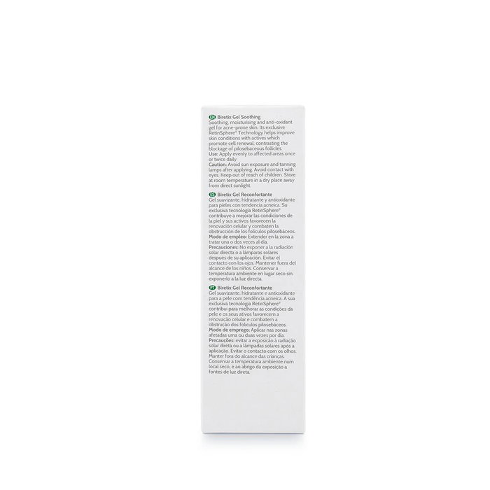 Biretix Gel Réconfortant Apaisant Peaux Acnéiques 50 ml