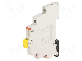 ABB Commutateur à bouton-poussoir 250VAC 16A Jaune 9mm