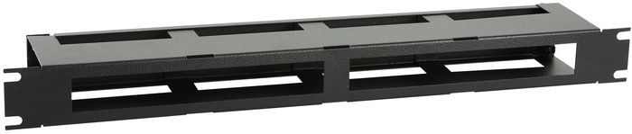 Lanview Panneau de gestion de câbles 1U 19" R TYPE avec couvercle noir (L 482 x P 75 x H 44 mm) Lanview Panneau de gestion de câbles 1U 19" R TYPE avec couvercle noir (L 482 x P 75 x H 44 mm)