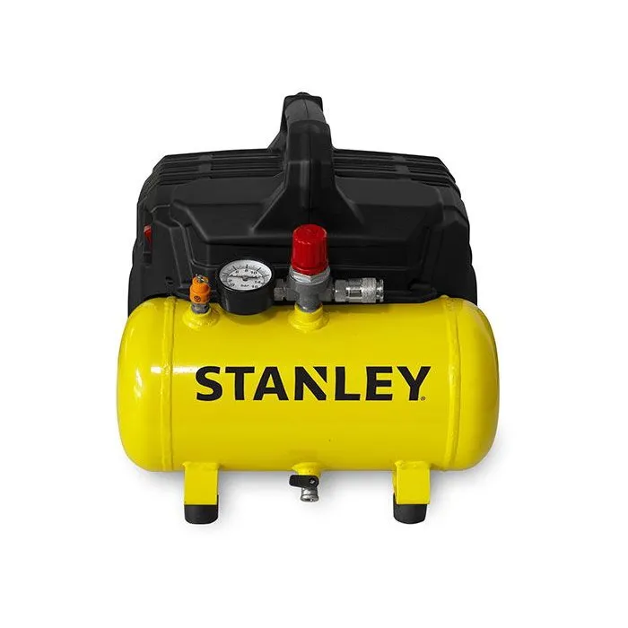 Stanley Compresseur Horizontal Silencieux 6 L 1 HP pour petits travaux domestiques