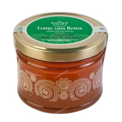 Como Una Reina Miel de Almendro Premium en Pot en Verre 600g Como Una Reina Miel de Almendro Premium en Pot en Verre 600g