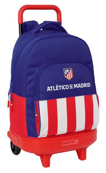 Safta Mochila grande à roulettes compact et extractible pour Madrid, dimensions 33x45x22 cm, âge minimum 3 ans