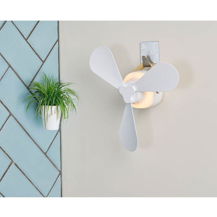 Ventilateur de Bureau Lifetime Blanc 28 x 28 x 34 cm