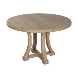 Table de Salle à Manger Home ESPRIT Naturel Bois 120 x 120 x 76 cm