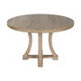 Table de Salle à Manger Home ESPRIT Naturel Bois 120 x 120 x 76 cm