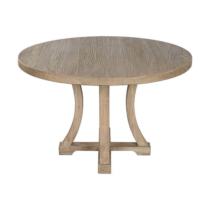 Table de Salle à Manger Home ESPRIT Naturel Bois 120 x 120 x 76 cm