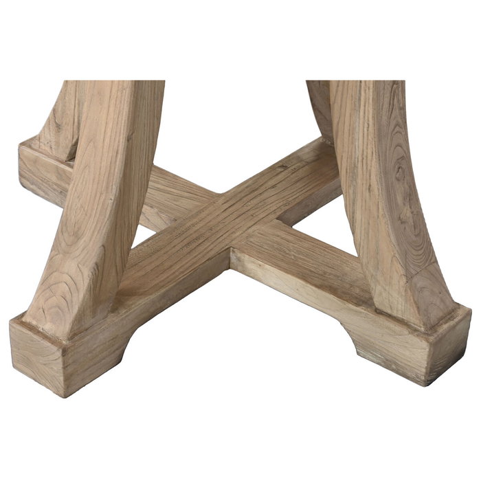 Table de Salle à Manger Home ESPRIT Naturel Bois 120 x 120 x 76 cm