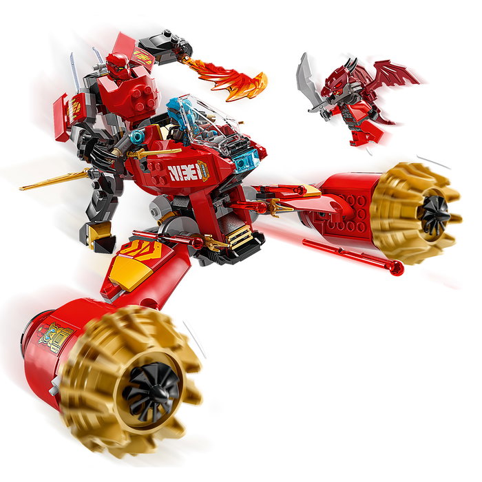 LEGO NINJAGO 71830 La moto tempête du robot de Kai