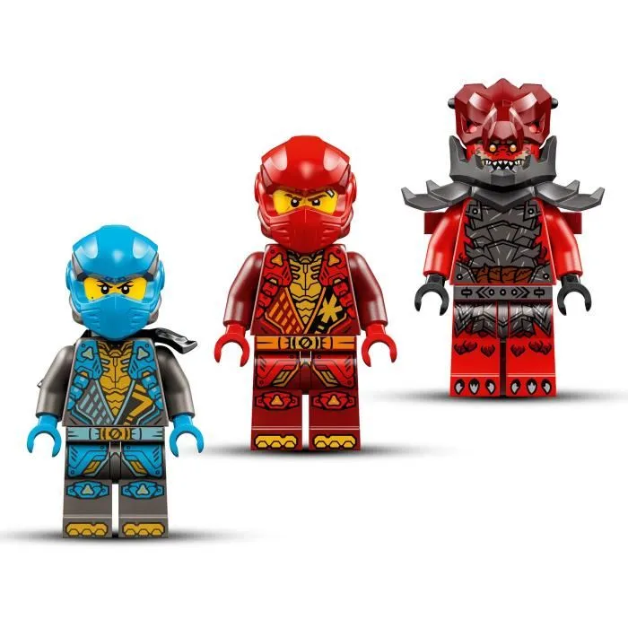 Lego NINJAGO 71830 La moto tempête du robot de Kai - Jeu de construction 7 ans et plus avec 3 minifigurines